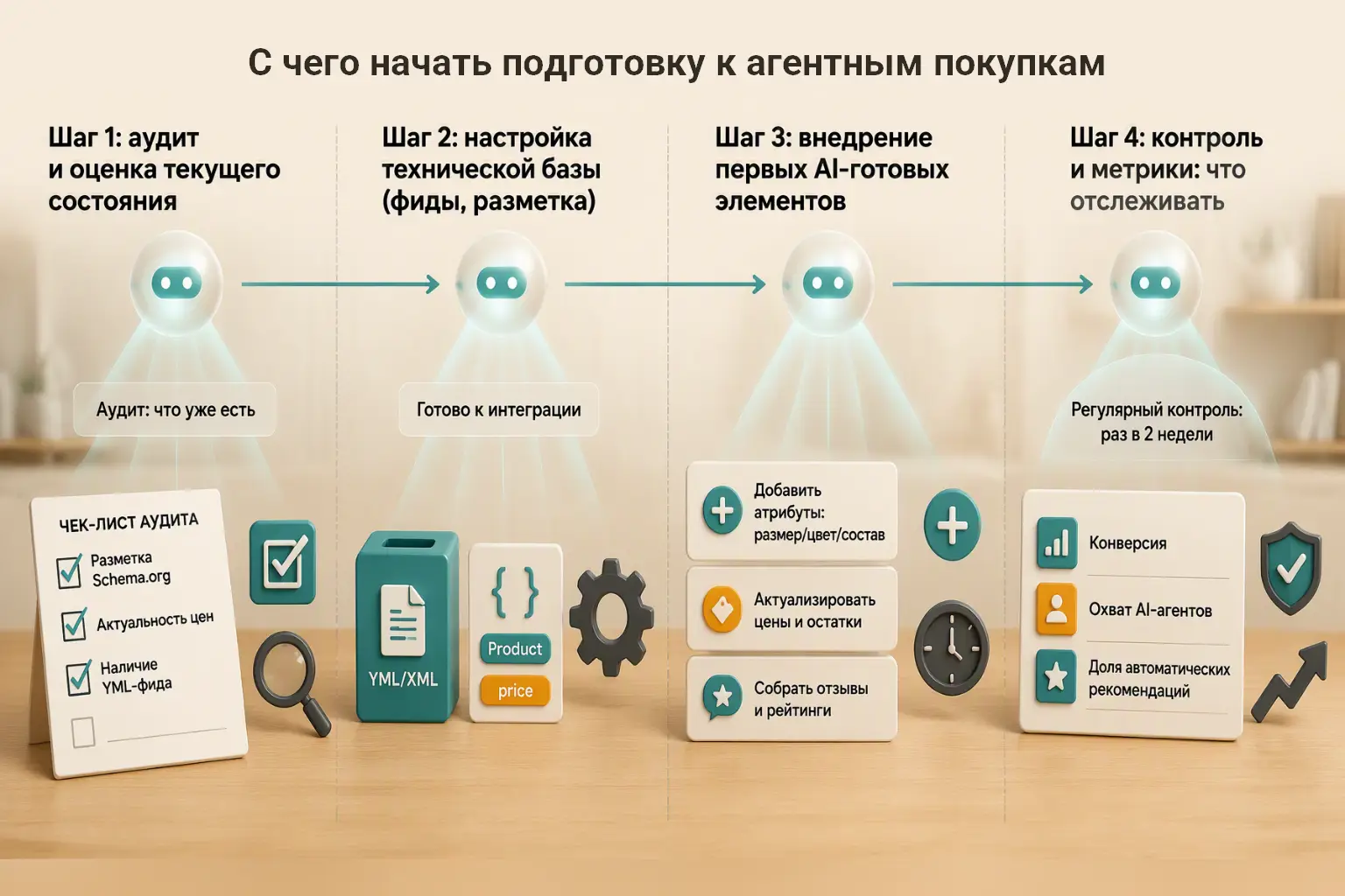 Подготовка к агентным покупкам