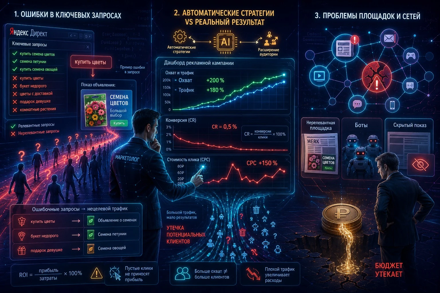 Нецелевой трафик: когда реклама приводит не ваших клиентов