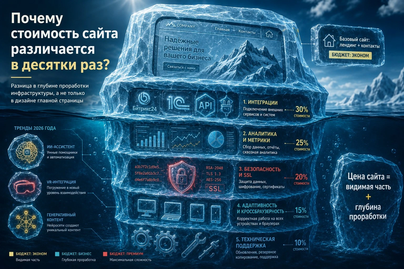 Почему стоимость создания сайта различается в десятки раз