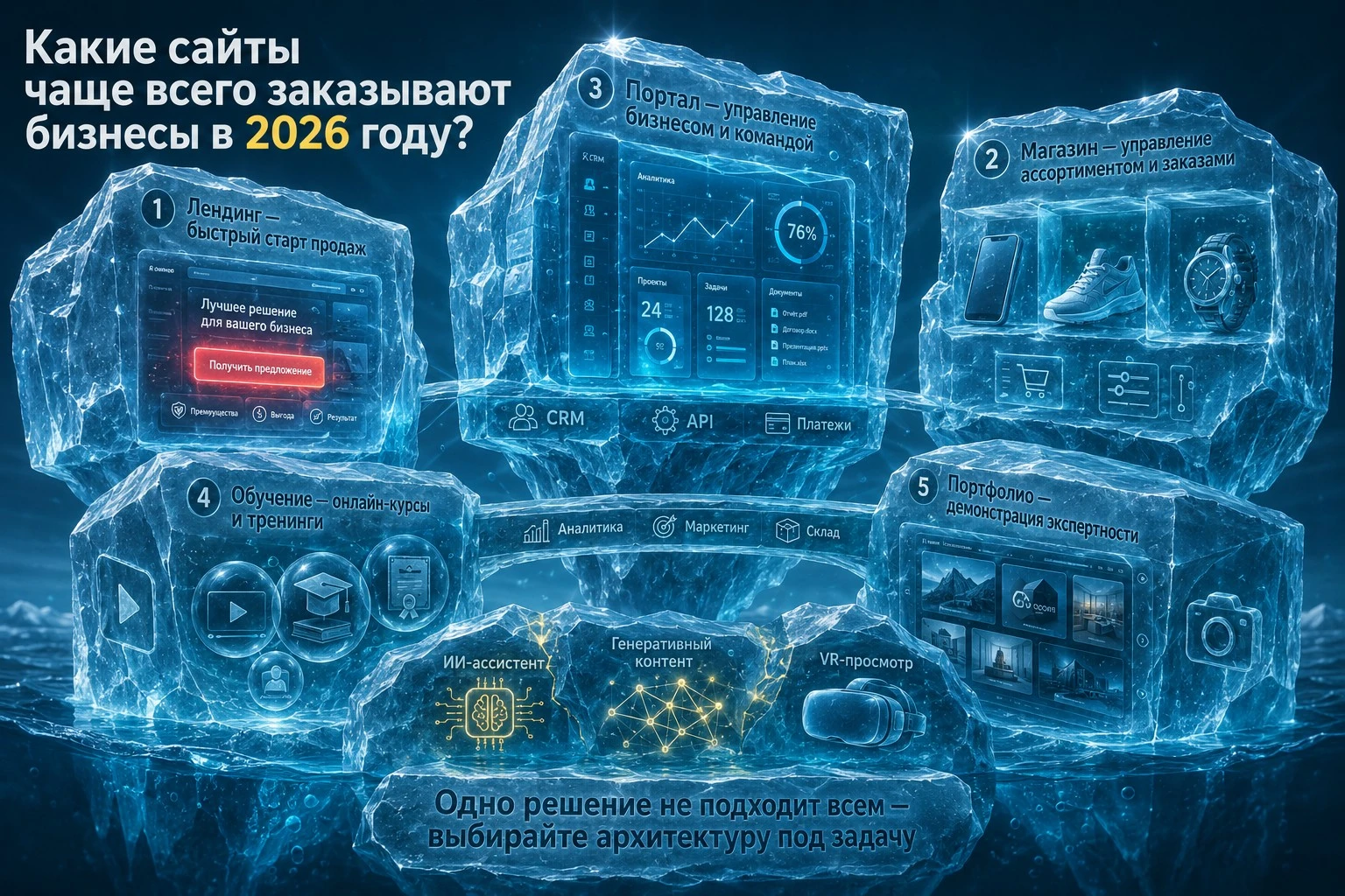 Какие сайты чаще всего заказывают бизнесы в 2026 году